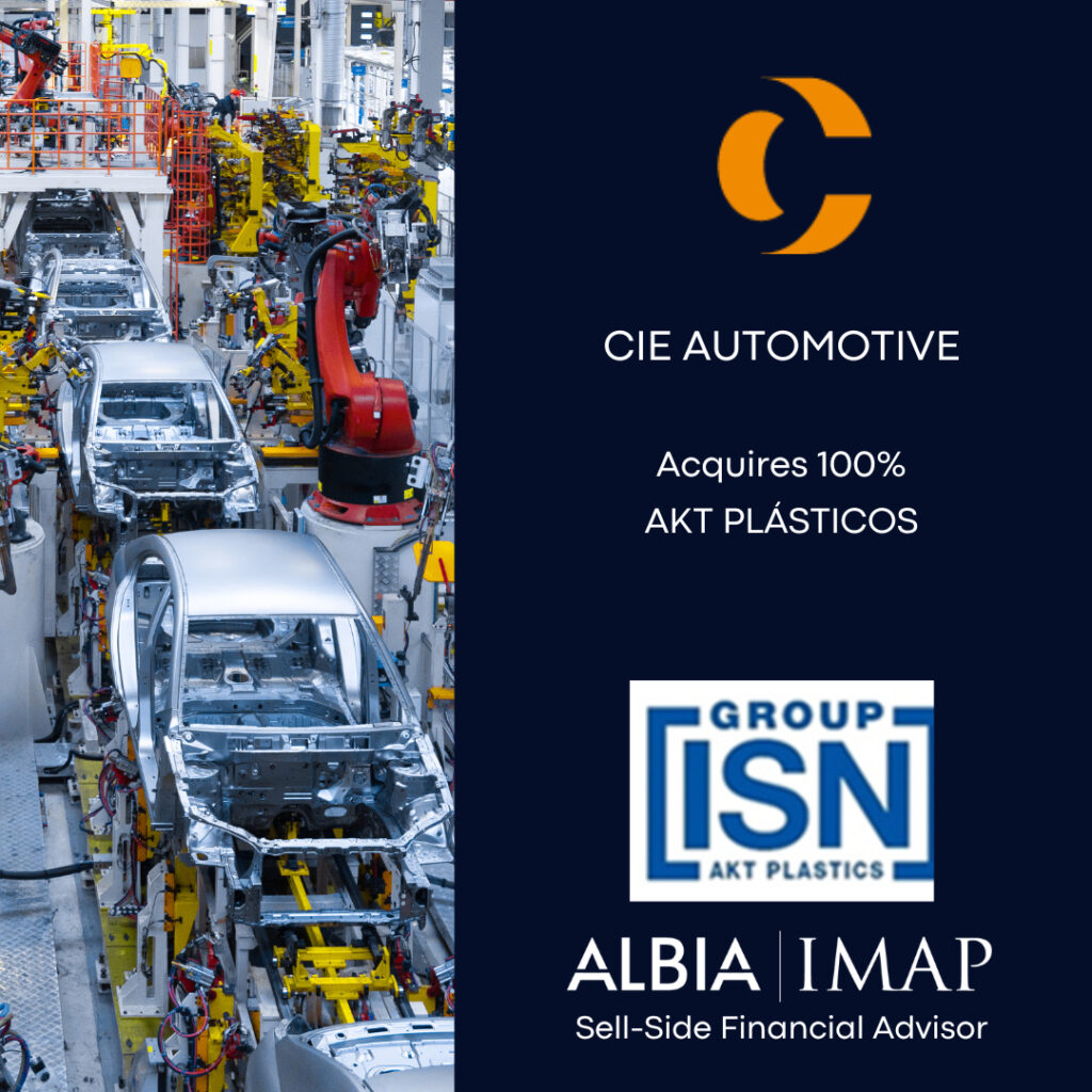 ALBIA IMAP advises AKT on its sale to CIE AUTOMOTIVE
