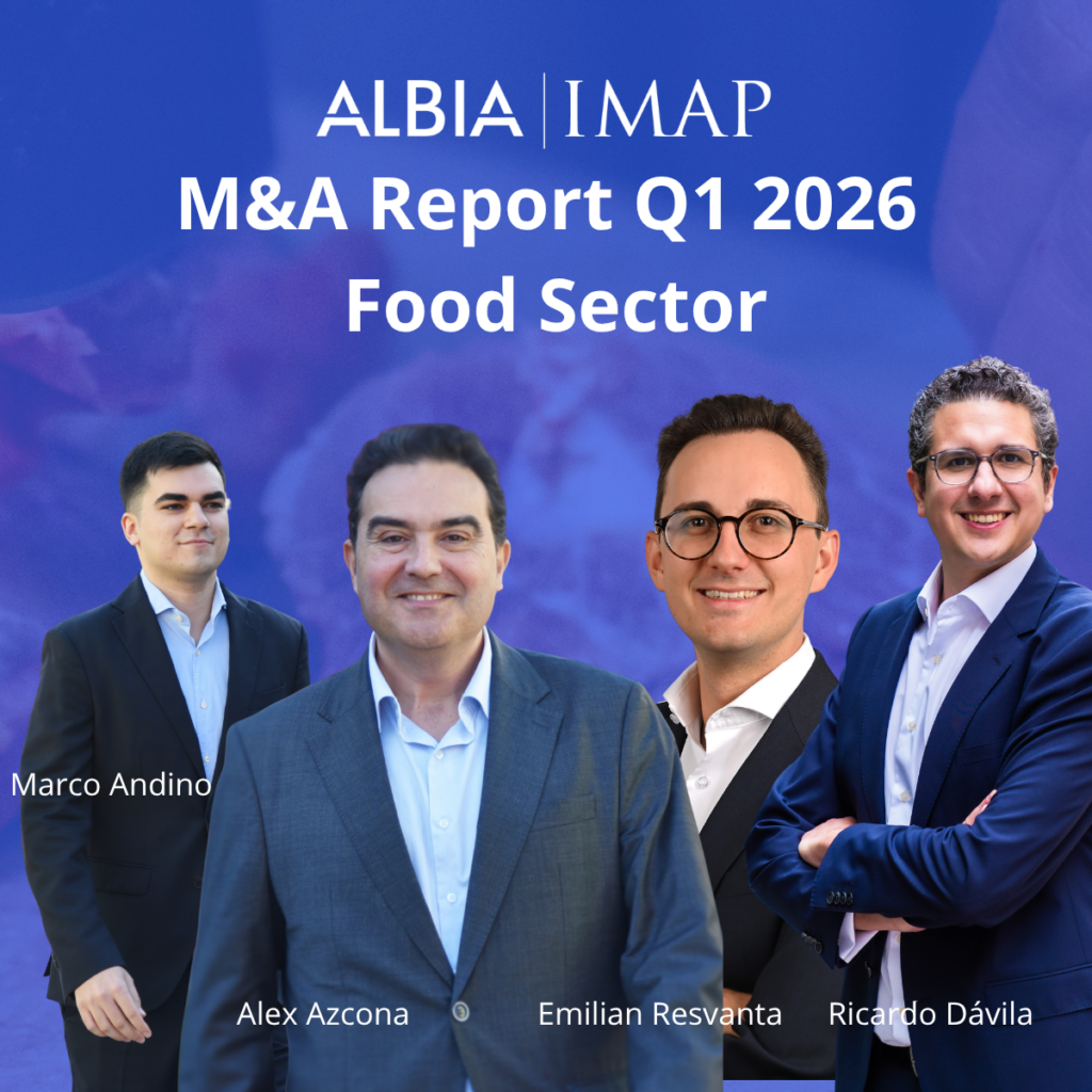 NUEVO INFORME DE M&A EN EL SECTOR ALIMENTACIÓN: FUSIONES Y ADQUISICIONES EN AUGE